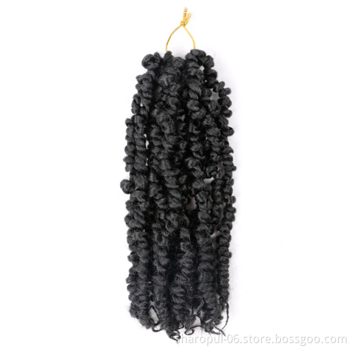 Passion twist hair short length 10inch 12strands passion twist crochet braiding hair